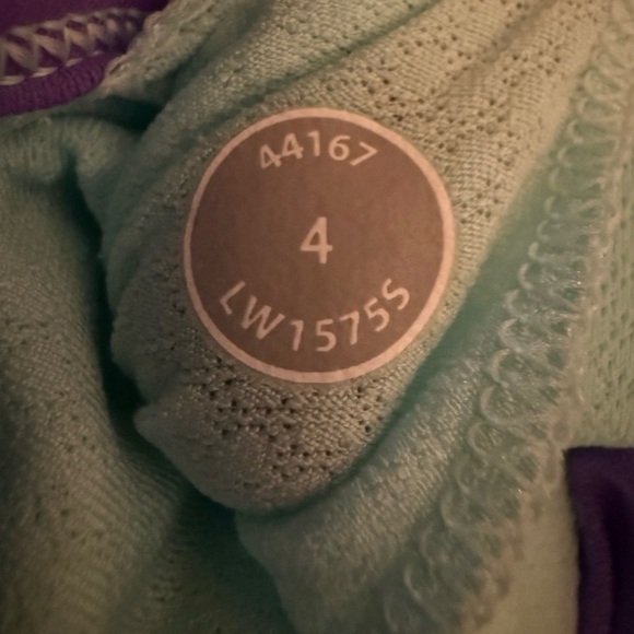 Lululemon No Limits Tank –Power Purple Aquamarine Sz4 Like New Retired Edition - Picture 12 of 12